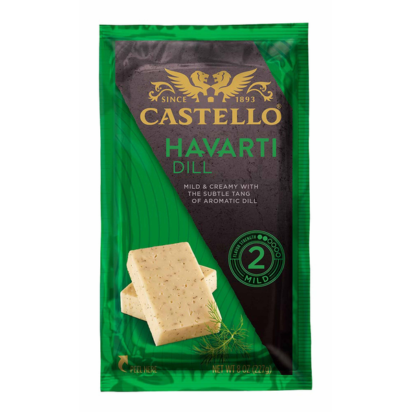 Packaged Cheese Castello Havarti Dill hero