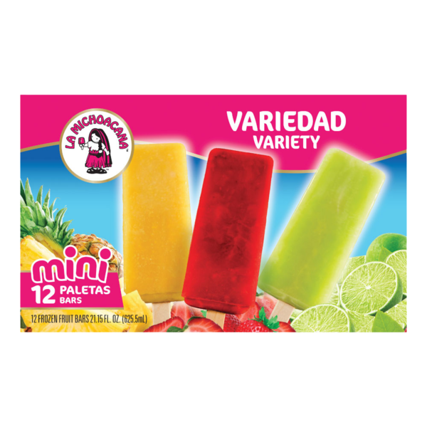 Ice Cream & Ice La Michoacana Mini Variety Fruit Popsicles Paletas hero