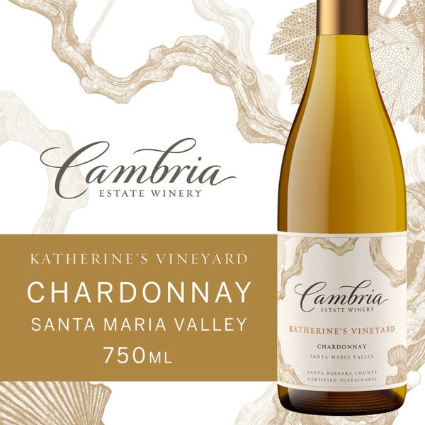 Chardonnay Cambria Chardonnay Katherine's Vineyard White Wine hero