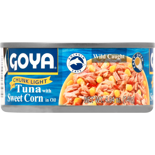 Canned Meat & Seafood Goya Chunk Light With Sweet Corn In Oil Tuna hero