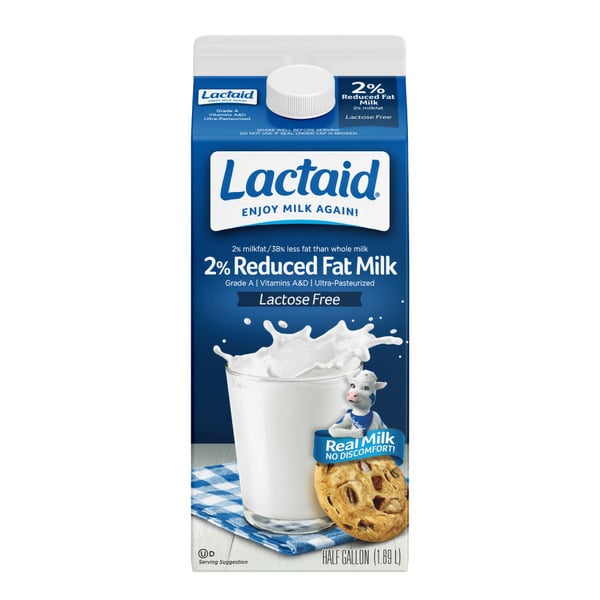 Milk, Buttermilk & Egg Nog Lactaid 2% Reduced Fat Milk hero