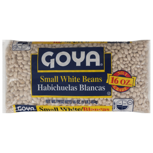 Grains, Rice & Dried Goods Goya White Beans, Small hero