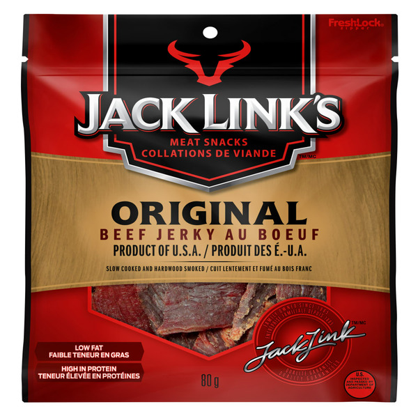 Popcorn & Jerky Jack Link's Beef Jerky, Original, Meat Snacks hero