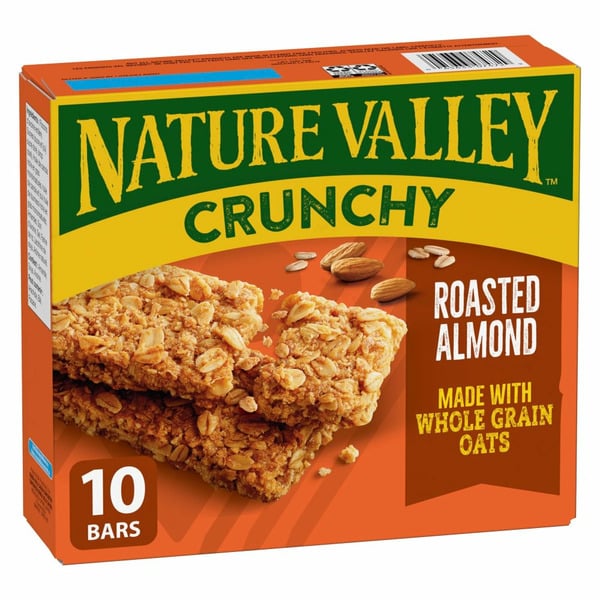 Breakfast Bars & Pastries Nature Valley Crunchy Roasted Almond Bar hero