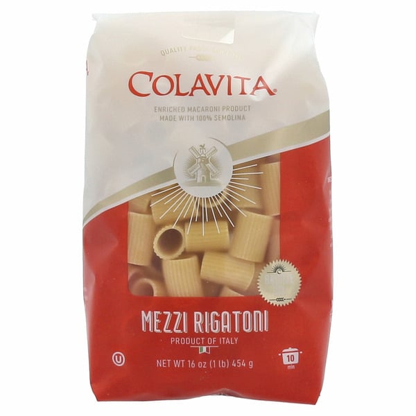 Dry Pasta Colavita Mezzi Rigatoni Pasta hero