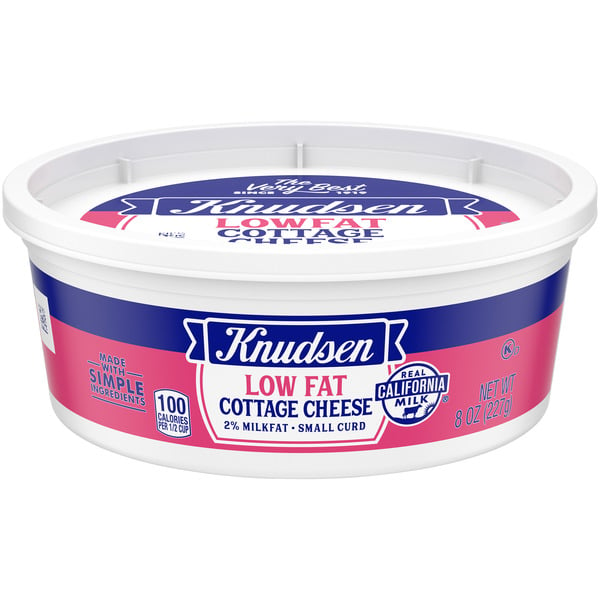 Other Creams & Cheeses R.W. Knudsen Family Lowfat Small Curd Cottage Cheese with 2% Milkfat, oz Tub hero