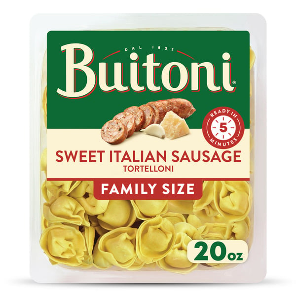 Fresh Pasta Buitoni Sweet Italian Sausage Tortelloni, Refrigerated Pasta hero