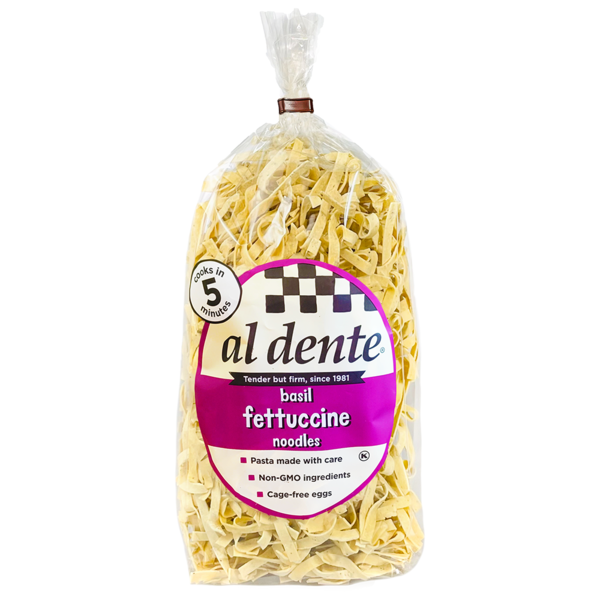 Dry Pasta Al Dente Pasta Basil Fettuccine hero