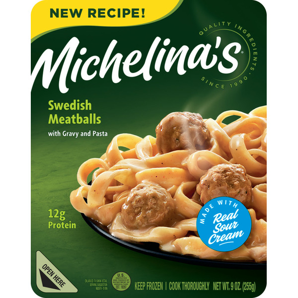 Frozen Meals Michelina's Swedish Meatballs hero