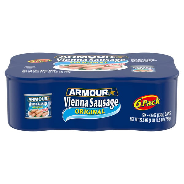 Canned Meat & Seafood Armour Star Vienna Sausage Original Flavor Canned Sausage hero