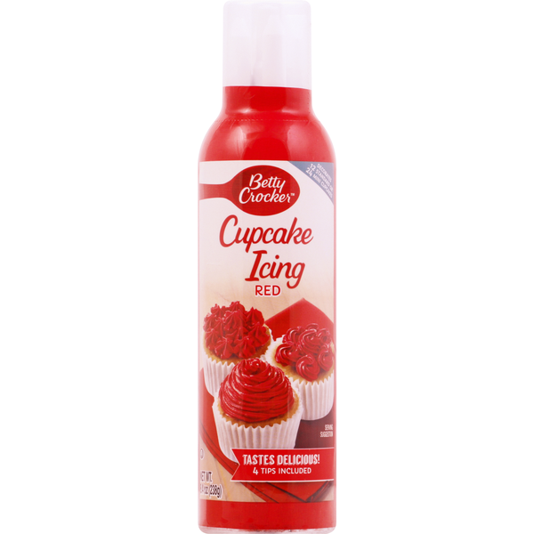 Baking Supplies & Decor Betty Crocker Cupcake Icing, Red hero