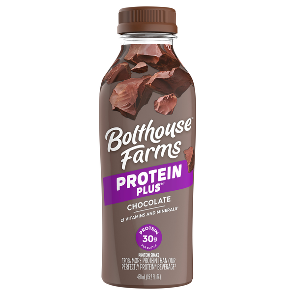 Fresh Juice & Infused Water Bolthouse Farms Protein Plus® Chocolate hero