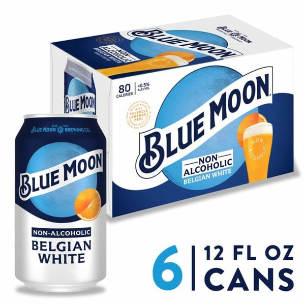 Non-Alcoholic Beer & Wine Blue Moon Non-Alcoholic Wheat Beer hero