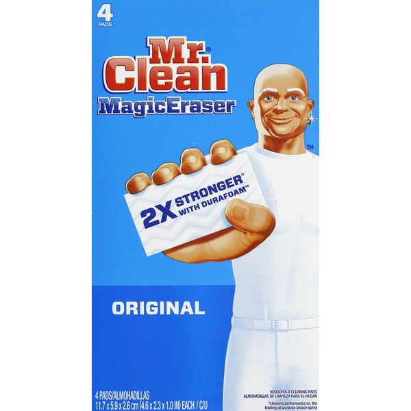 Cleaning Products Mr. Clean Magic Eraser Original, Cleaning Pads with Durafoam hero