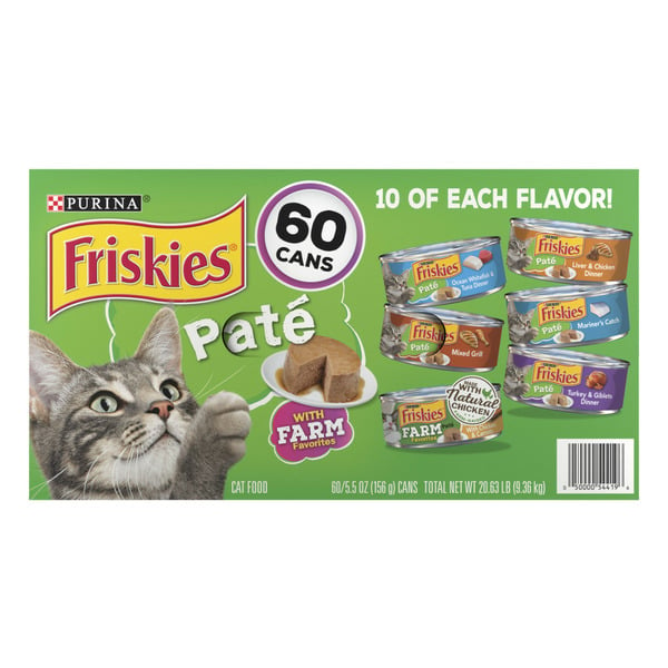 Cat Food & Care Purina Friskies Wet Cat Food Pate , Mainline Favorites hero