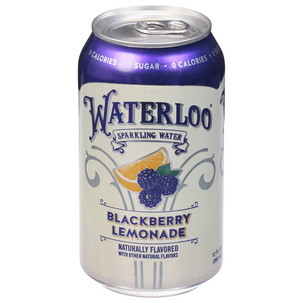 Water, Seltzer & Sparkling Water Waterloo Brewing Sparkling Water, Blackberry Lemonade hero