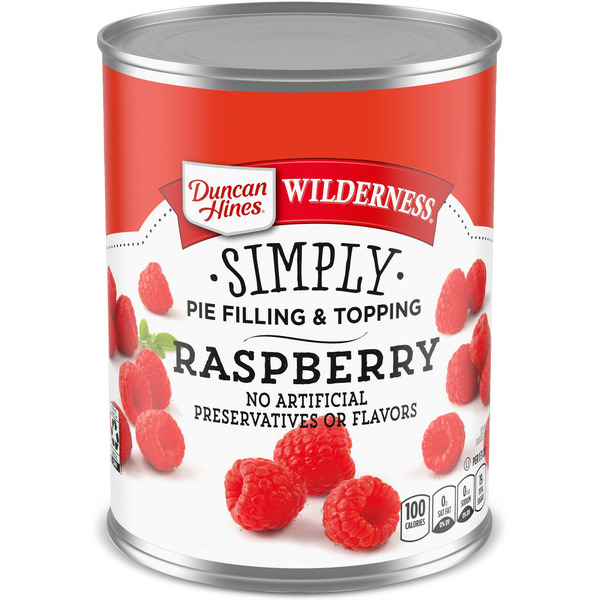 Canned Fruit & Applesauce Duncan Hines Wilderness Wilderness Raspberry Pie Filling and Topping hero