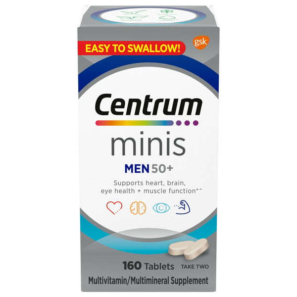 Centrum Minis Men 50+ Multivitamin Tablets hero