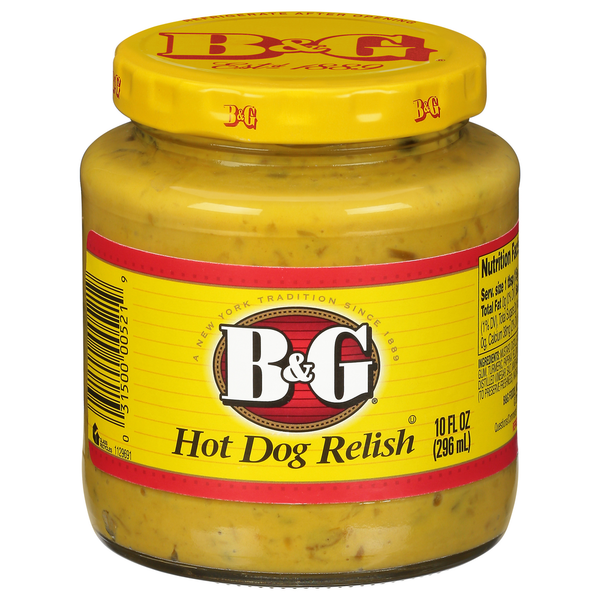 Condiments B&G Hot Dog Relish hero