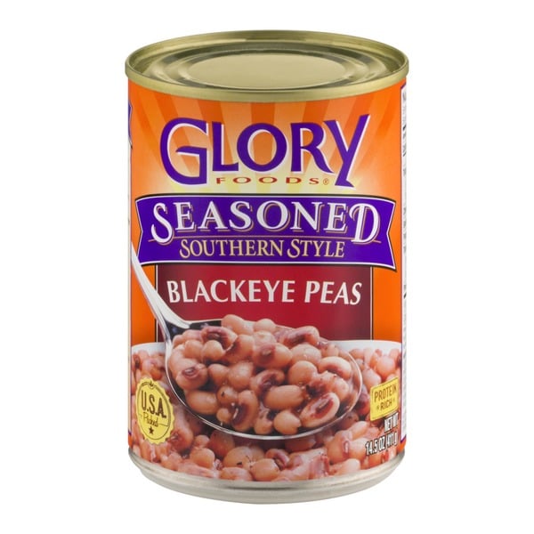 Canned Meals & Beans Glory Foods Seasoned Southern Style Blackeye Peas hero