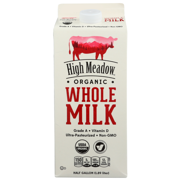 High Meadow Organic Whole Milk hero