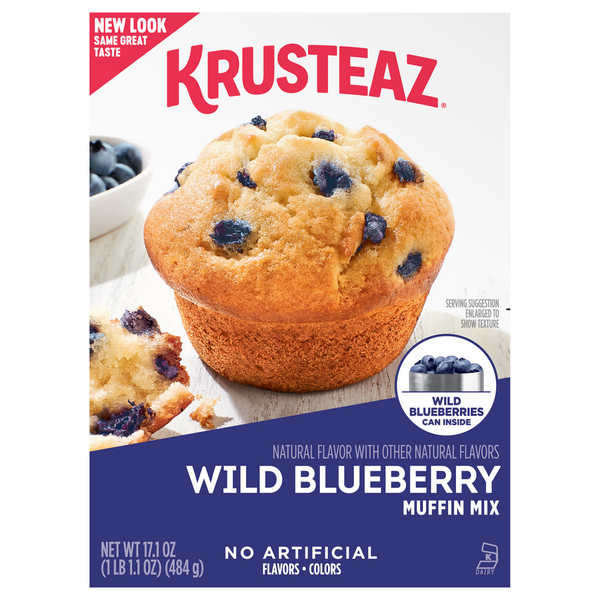 Doughs, Gelatins & Bake Mixes Krusteaz Wild Blueberry Muffin Mix hero