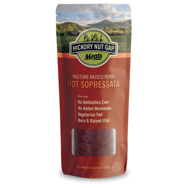 Packaged Meat Hickory Nut Gap Hot Sopressata Salami hero