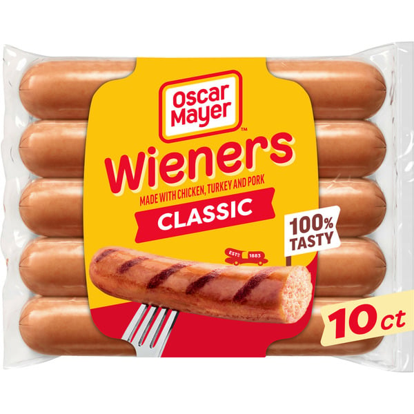 Hot Dogs & Sausage Oscar Mayer Original Wieners Hot Dogs hero