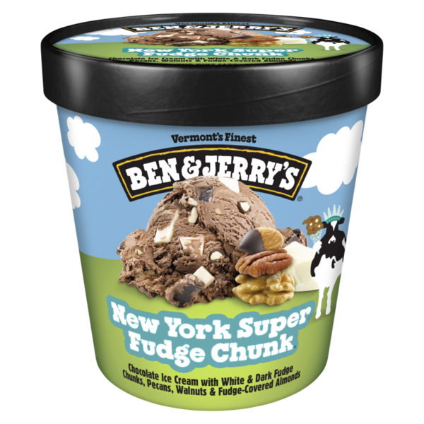 Ice Cream, Novelties & Ice Ben & Jerry's New York Super Fudge Chunk® Chocolate Ice Cream Pint hero