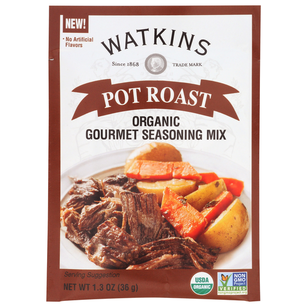 Spices & Seasonings Watkins Organic Gourmet Seasoning Mix, Pot Roast hero