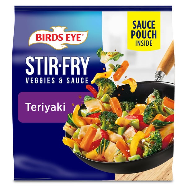 Frozen Vegetables Birds Eye Teriyaki Frozen Stir Fry Veggies and Sauce, Frozen Vegetables hero