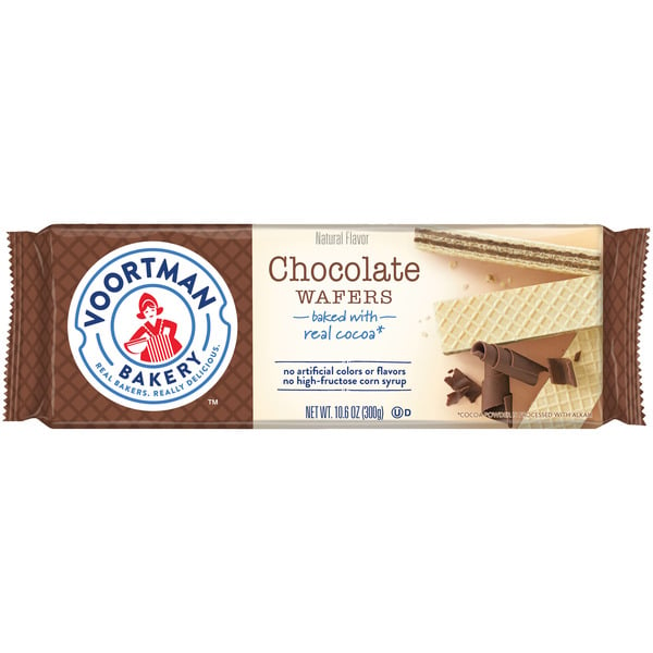 Cookies & Cakes Voortman Bakery Wafers, Chocolate hero