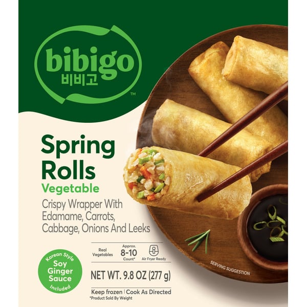 Bibigo Crispy Vegetable Mini Spring Rolls hero