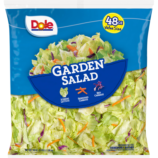 Prepared Soups & Salads Dole Garden Salad, Value Size hero