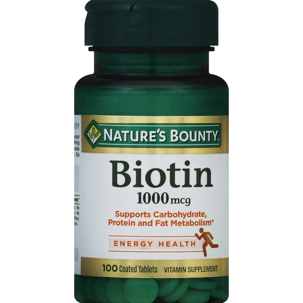 Supplements Nature's Bounty Biotin hero