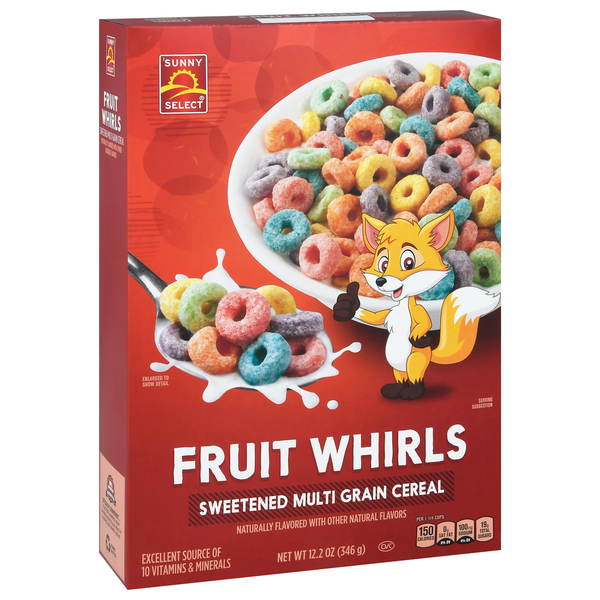 Sunny Select Cereal, Fruit Whirls hero