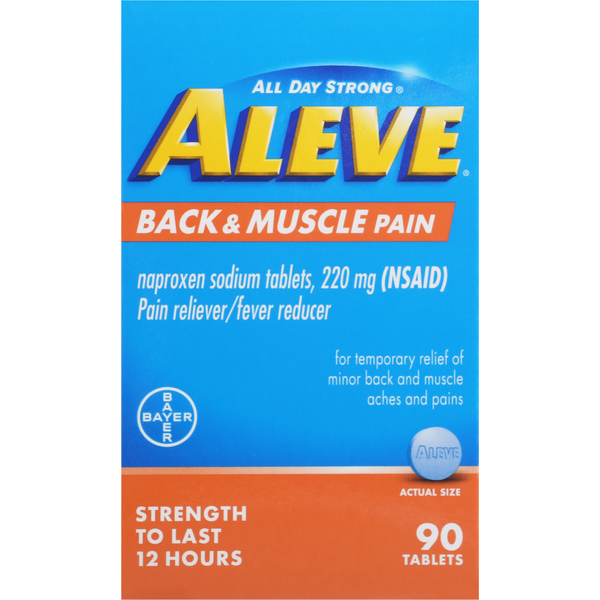 Safeway Aleve Back & Muscle Pain, 220 Mg, Tablets Same-Day Delivery Or ...