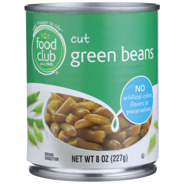 Canned & Jarred Vegetables Food Club Cut Green Beans hero