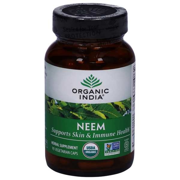 Dietary Supplements ORGANIC INDIA Neem, Vegetarian Caps hero