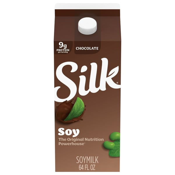 Soy & Lactose-Free Silk Chocolate Soy Milk, Dairy Free, Gluten Free hero