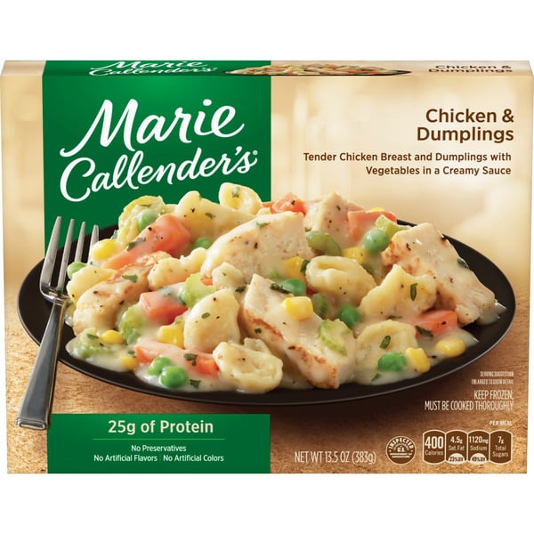 Frozen Meals Marie Callender's Chicken And Dumplings hero