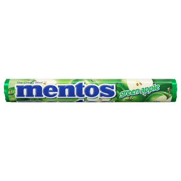 Mint & Gum Mentos Roll Green Apple hero