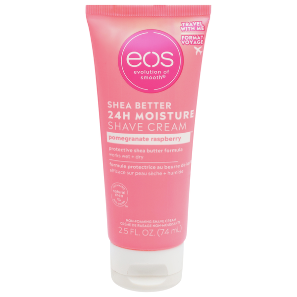 Shave Needs eos Shave Cream, Pomegranate Raspberry, Shea Better hero