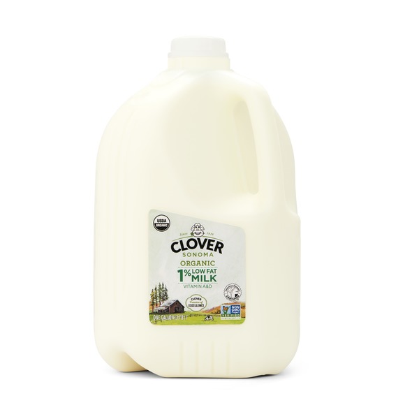 Milk Clover Sonoma Organic 1% Lowfat Milk Gallon hero