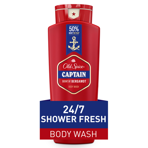 Body Lotions & Soap Old Spice Men's Body Wash, Captain Scent hero