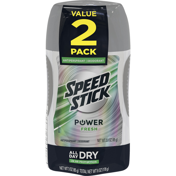 Deodorants Speed Stick Antiperspirant/Deodorant, Power Fresh, Value Pack hero