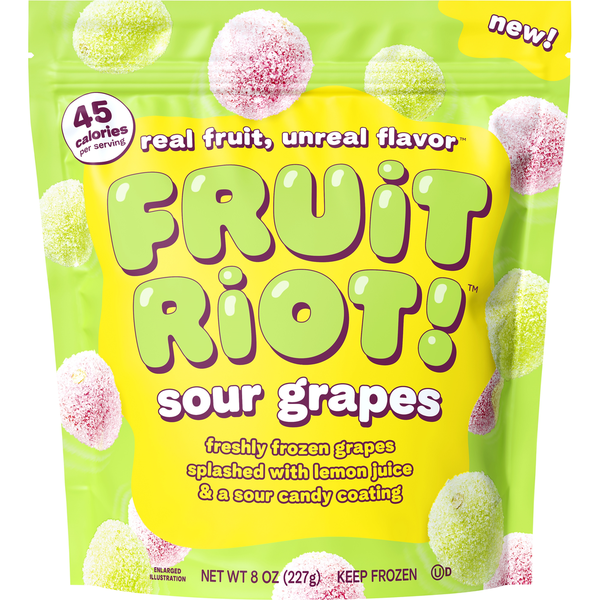 Fruit Riot sour candy grapes hero