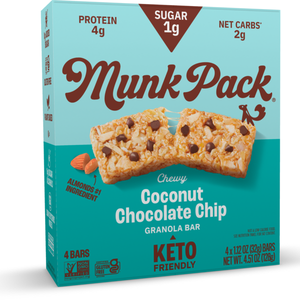 Energy & Granola Bars Munk Pack Coconut Chocolate Chip, Chewy Granola Bars hero