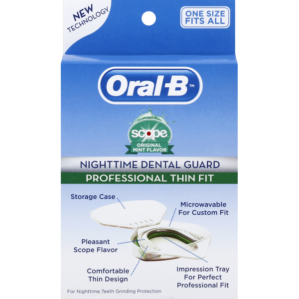 Oral Hygiene Oral-B Nighttime Dental Guard, Original Mint Flavor hero