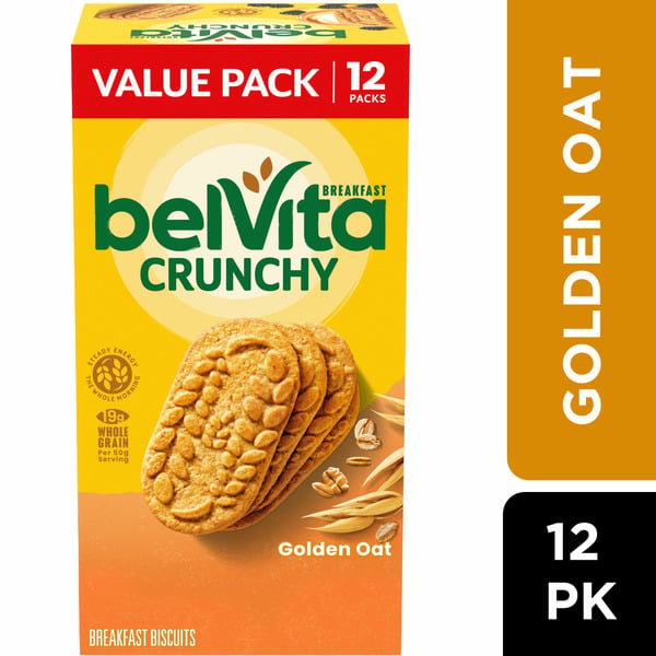 Breakfast Bars & Pastries belVita Breakfast Golden Oat Breakfast Biscuits, hero